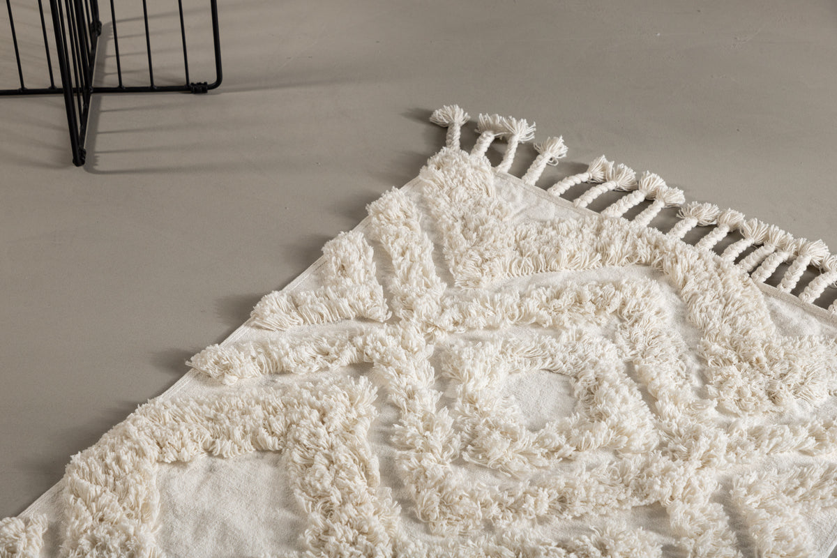 Hilma Rektangulära Mattor 200 x 70 Vit