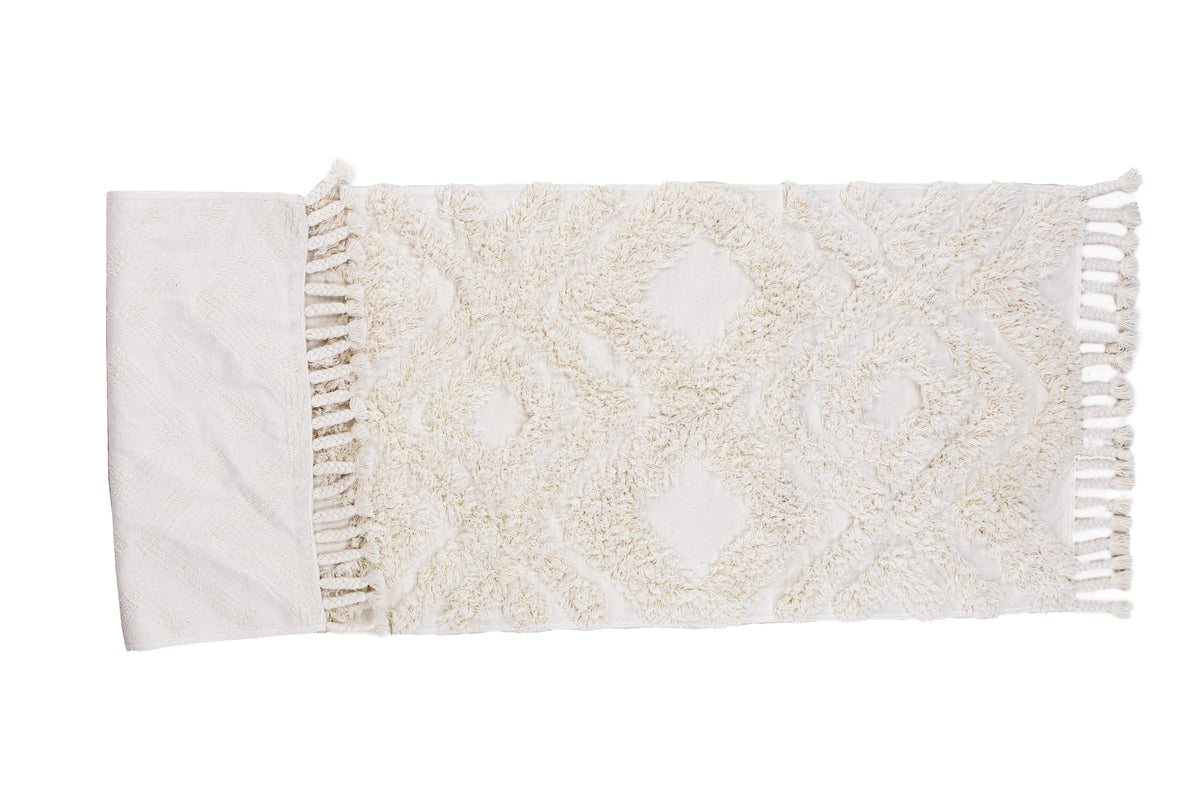 Hilma Rektangulära Mattor 200 x 70 Vit