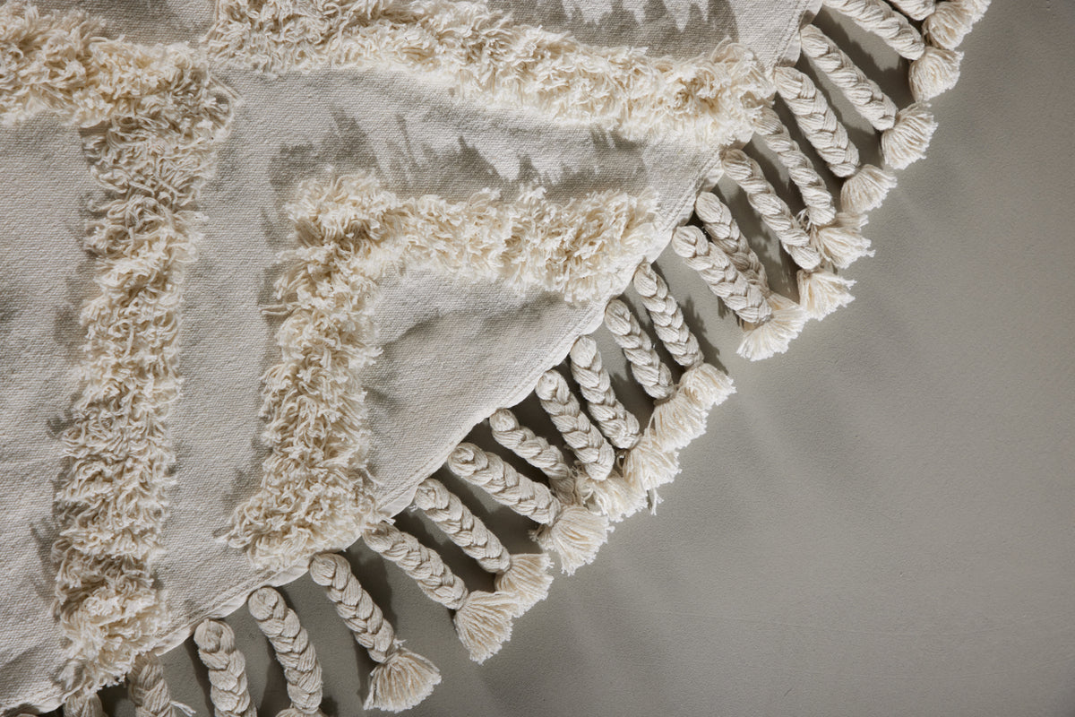 Hilma Runda Mattor ⌀200 Vit