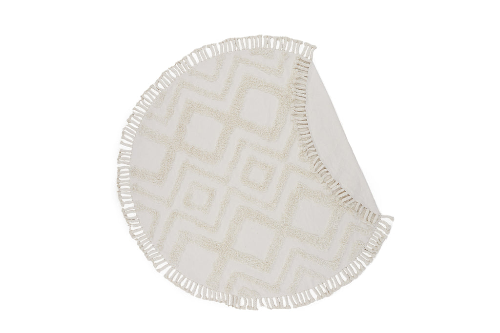 Hilma Runda Mattor ⌀200 Vit