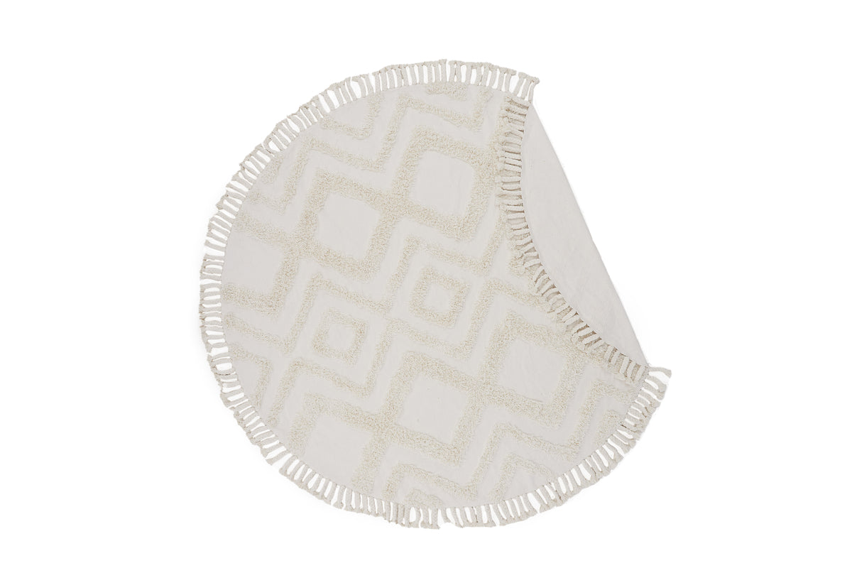 Hilma Runda Mattor ⌀200 Vit