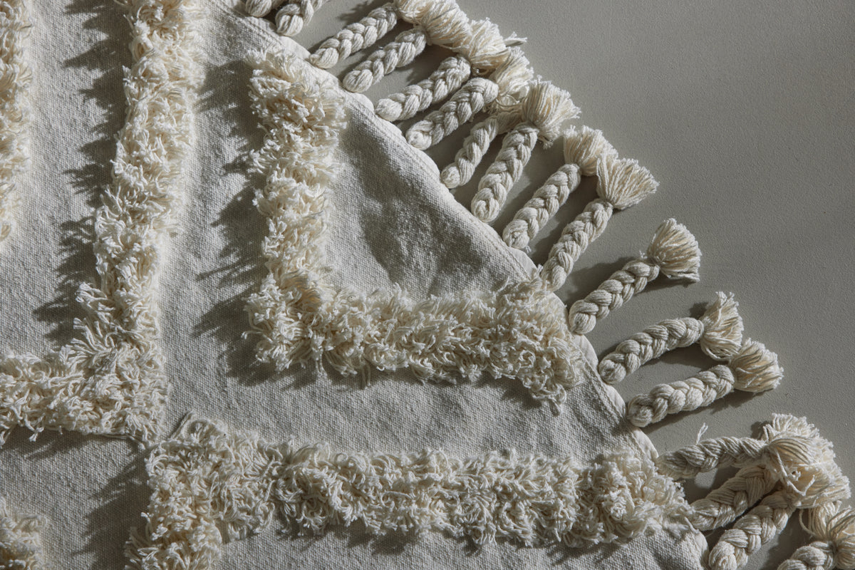 Hilma Runda Mattor ⌀200 Vit