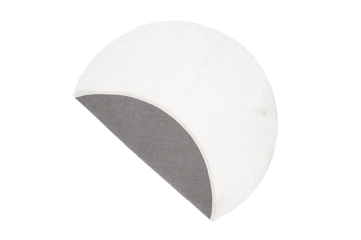 Undra Runda Mattor ⌀200 Vit