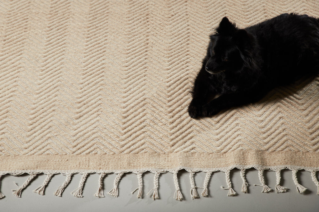 Loke Rektangulära Mattor 300 x 200 Beige