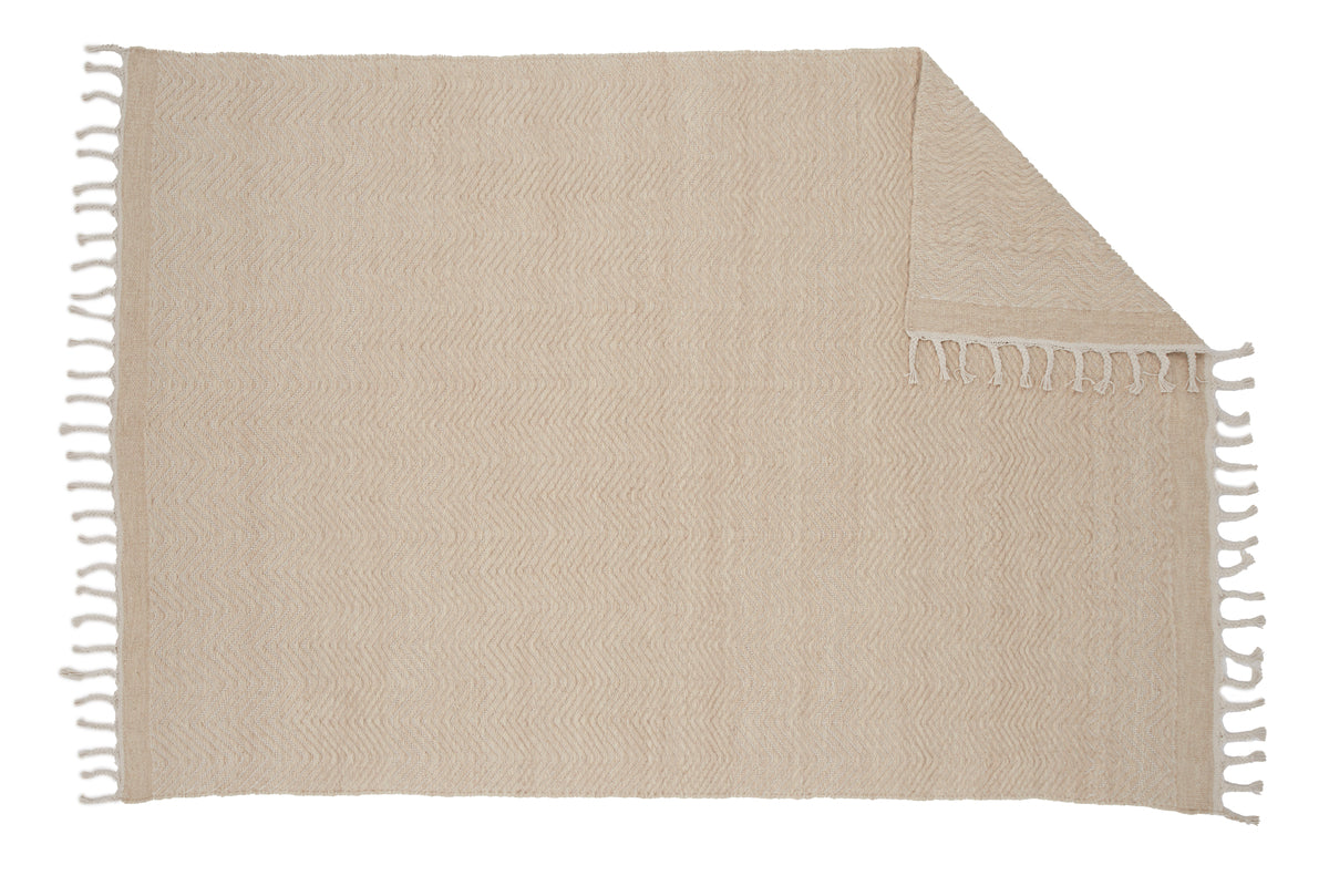 Loke Rektangulära Mattor 350 x 250 Beige