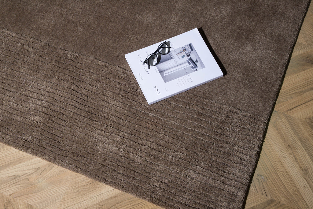 Matteo Rektangulära Mattor 350 x 250 Brun