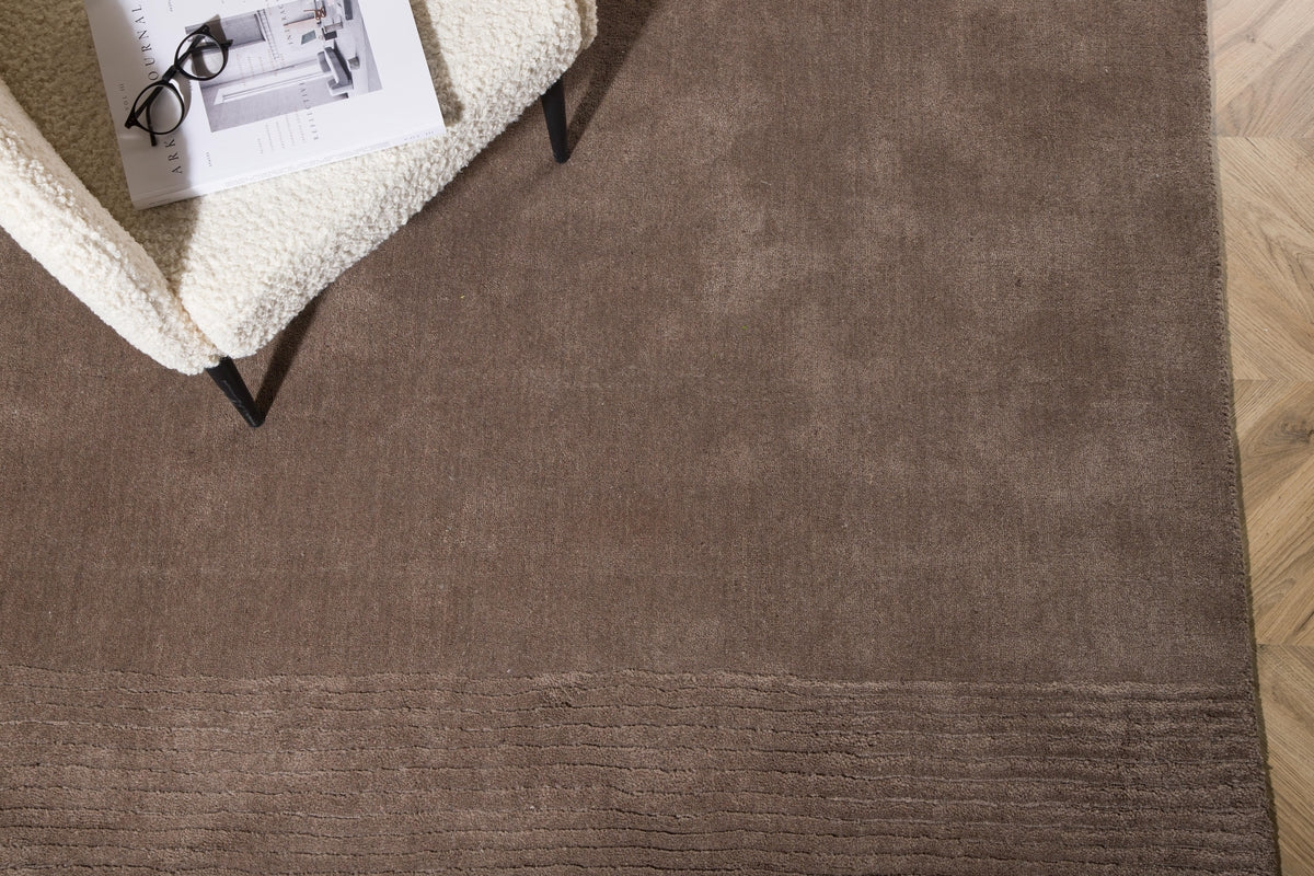 Matteo Rektangulära Mattor 350 x 250 Brun