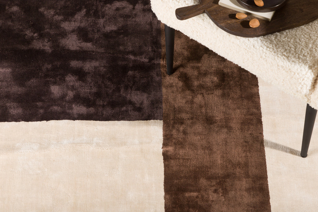 Arvid Rektangulära Mattor 350 x 252 Brun