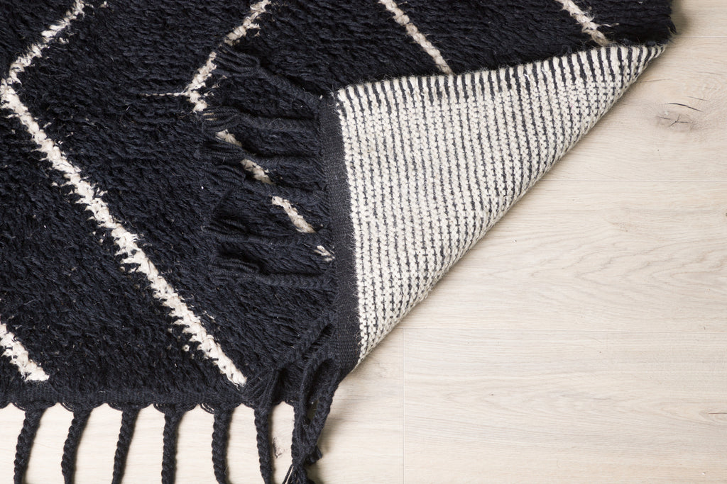 David Rektangulära Mattor 300 x 200 Svart