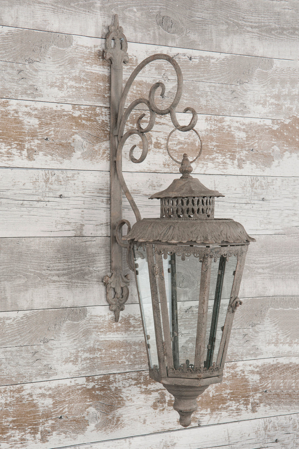 Lykta Blad Med Krok Metall