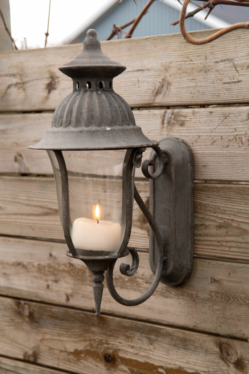 Lykta Vägg Metall
