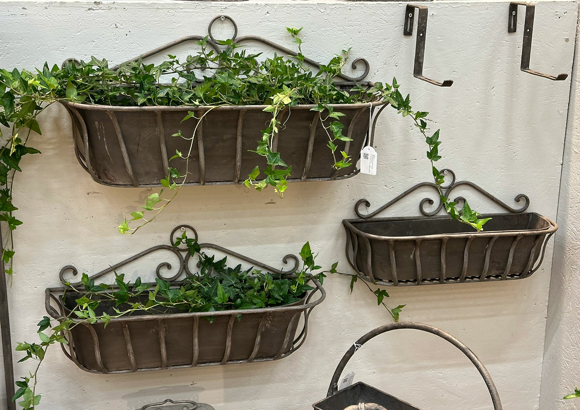 Blomlåda Med Insats Metall