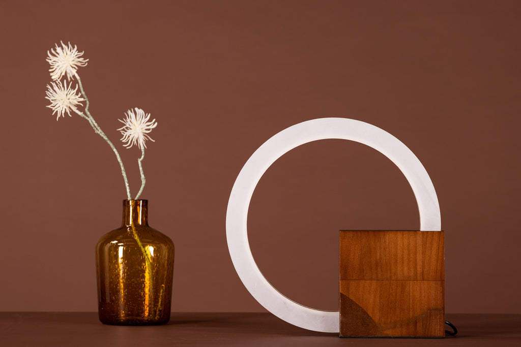 Brive Bordslampor Valnöt