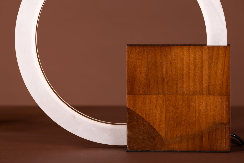 Brive Bordslampor Valnöt