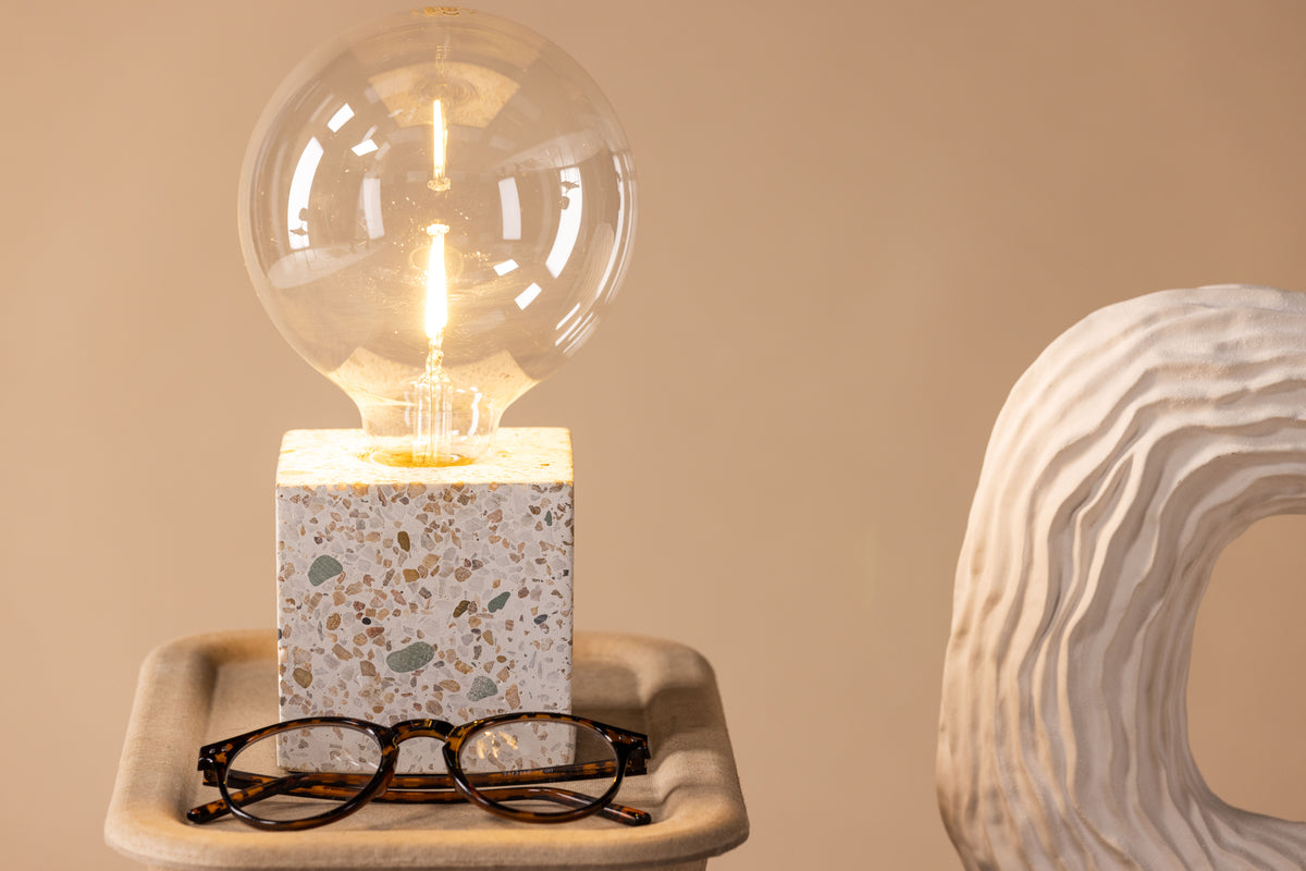 Rilche Bordslampor Grå