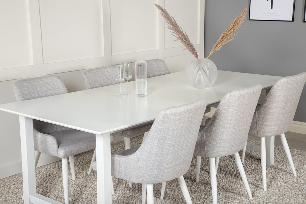 Plaza Matstolar 2-pack Grå