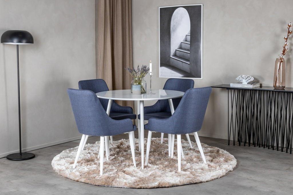 Plaza Matstolar 2-pack Blå