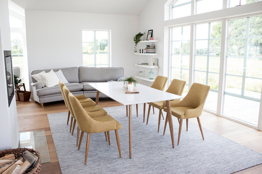 Plaza Matstolar 2-pack Gul