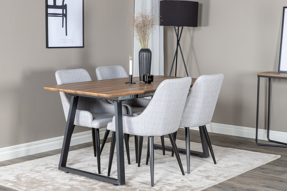 Plaza Matstolar 2-pack Grå