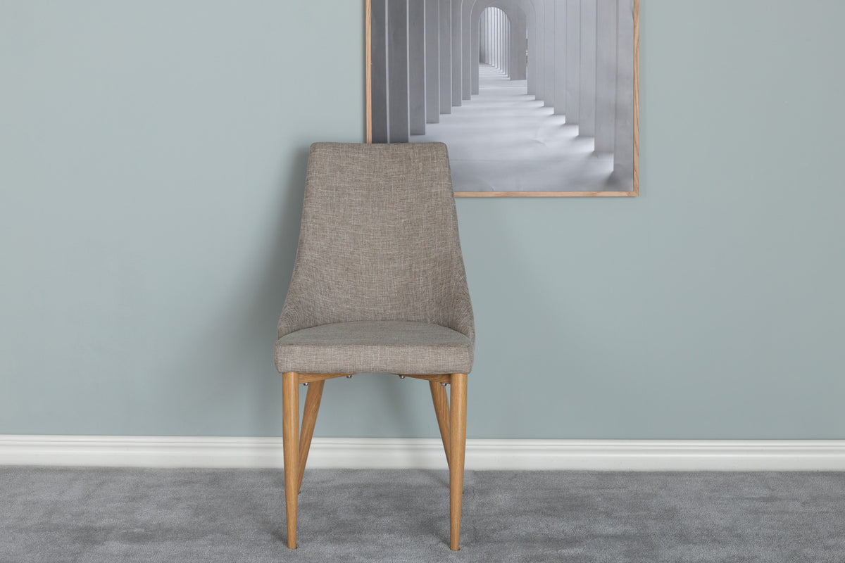 Leone Matstolar 2-pack Ljusgrå