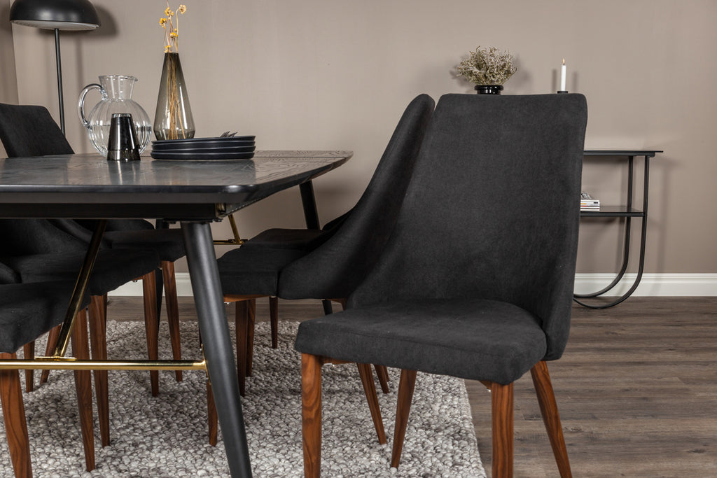 Leone Matstolar 2-pack Svart