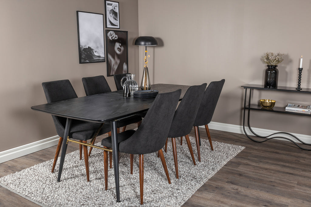 Leone Matstolar 2-pack Svart