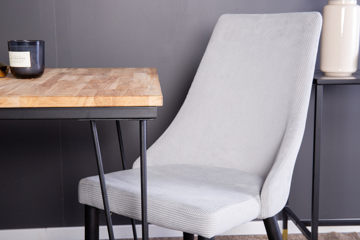 Leone Matstolar 2-pack Ljusgrå