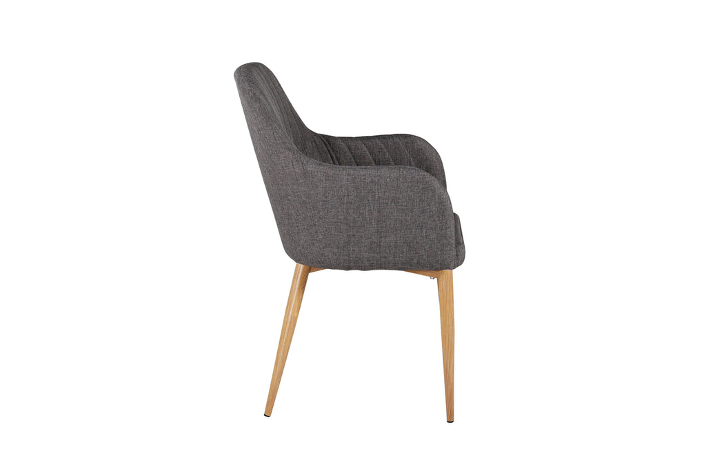 Comfort Matstolar 2-pack Mörkgrå