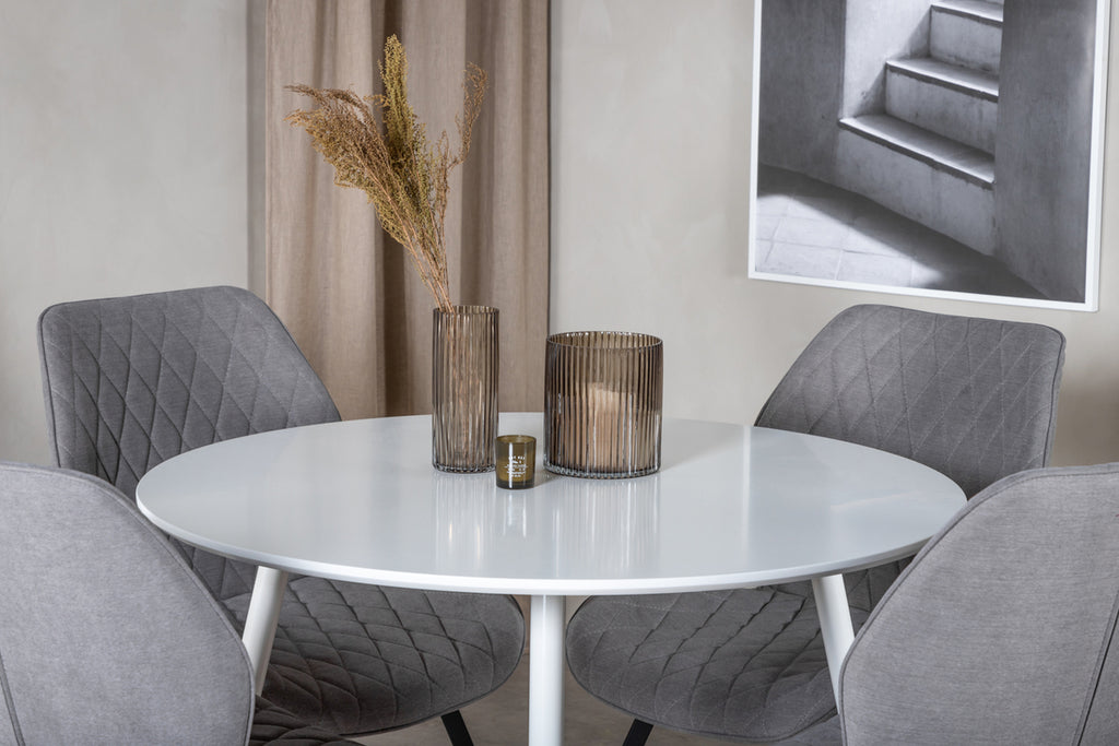 Plaza Runda Matbord ⌀100 Vit