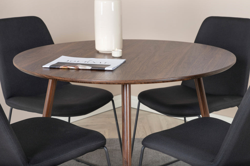 Plaza Runda Matbord ⌀100 Valnöt