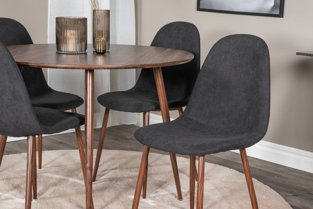 Plaza Runda Matbord ⌀100 Valnöt