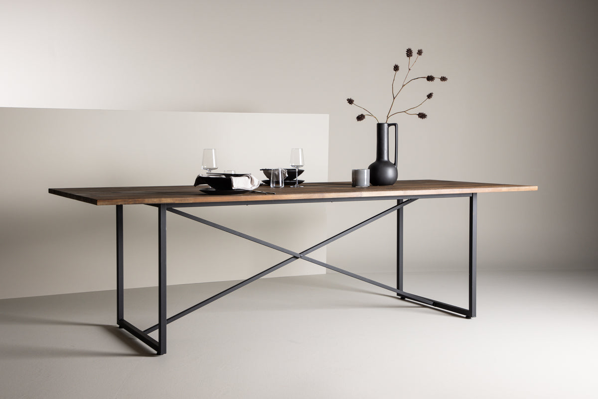 Padang Rektangulära Matbord 250 x 100 Natur