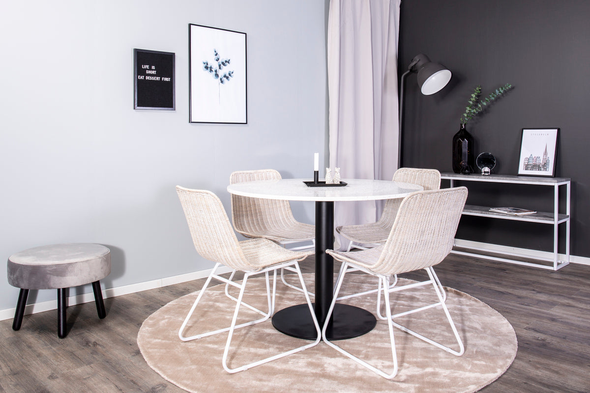 Cirebon Matstolar 2-pack Vit