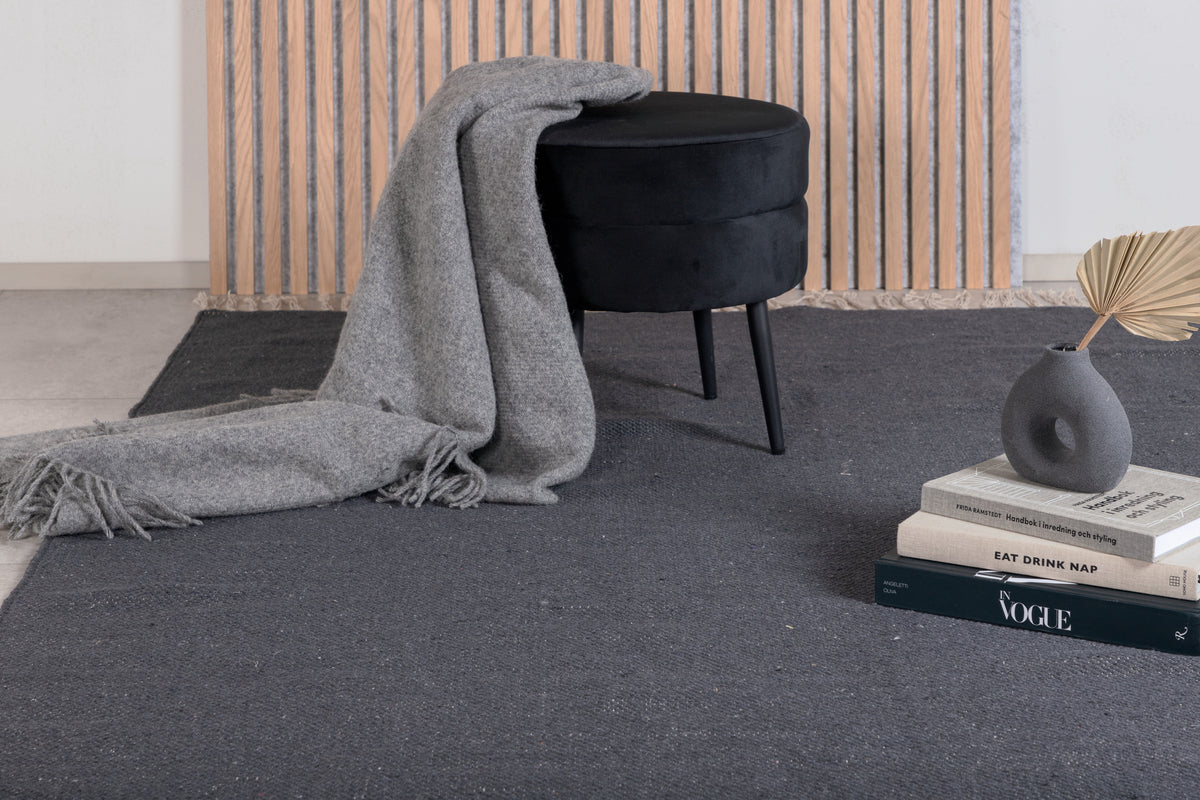 Panipat Rektangulära Mattor 240 x 170 Mörkgrå