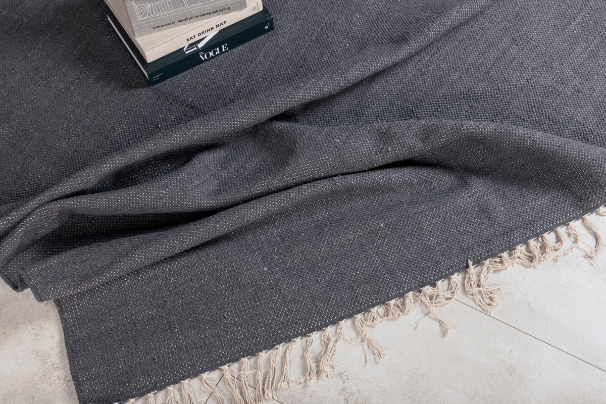 Panipat Rektangulära Mattor 240 x 170 Mörkgrå