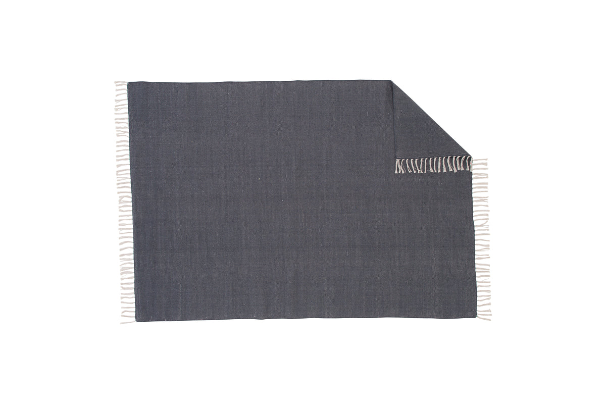 Panipat Rektangulära Mattor 240 x 170 Mörkgrå