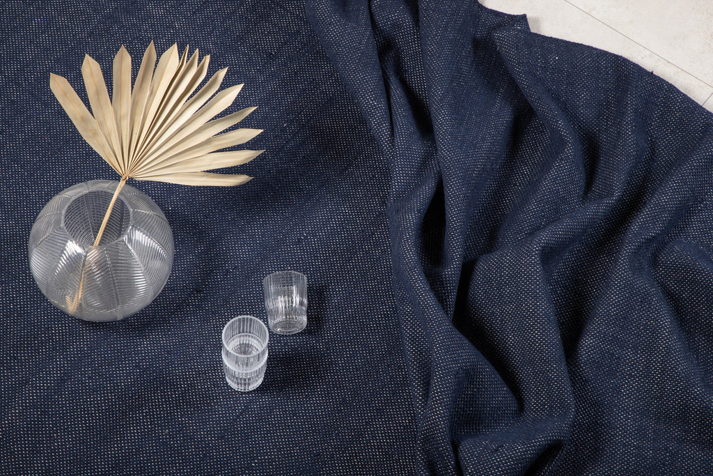 Panipat Rektangulära Mattor 240 x 170 Mörkblå