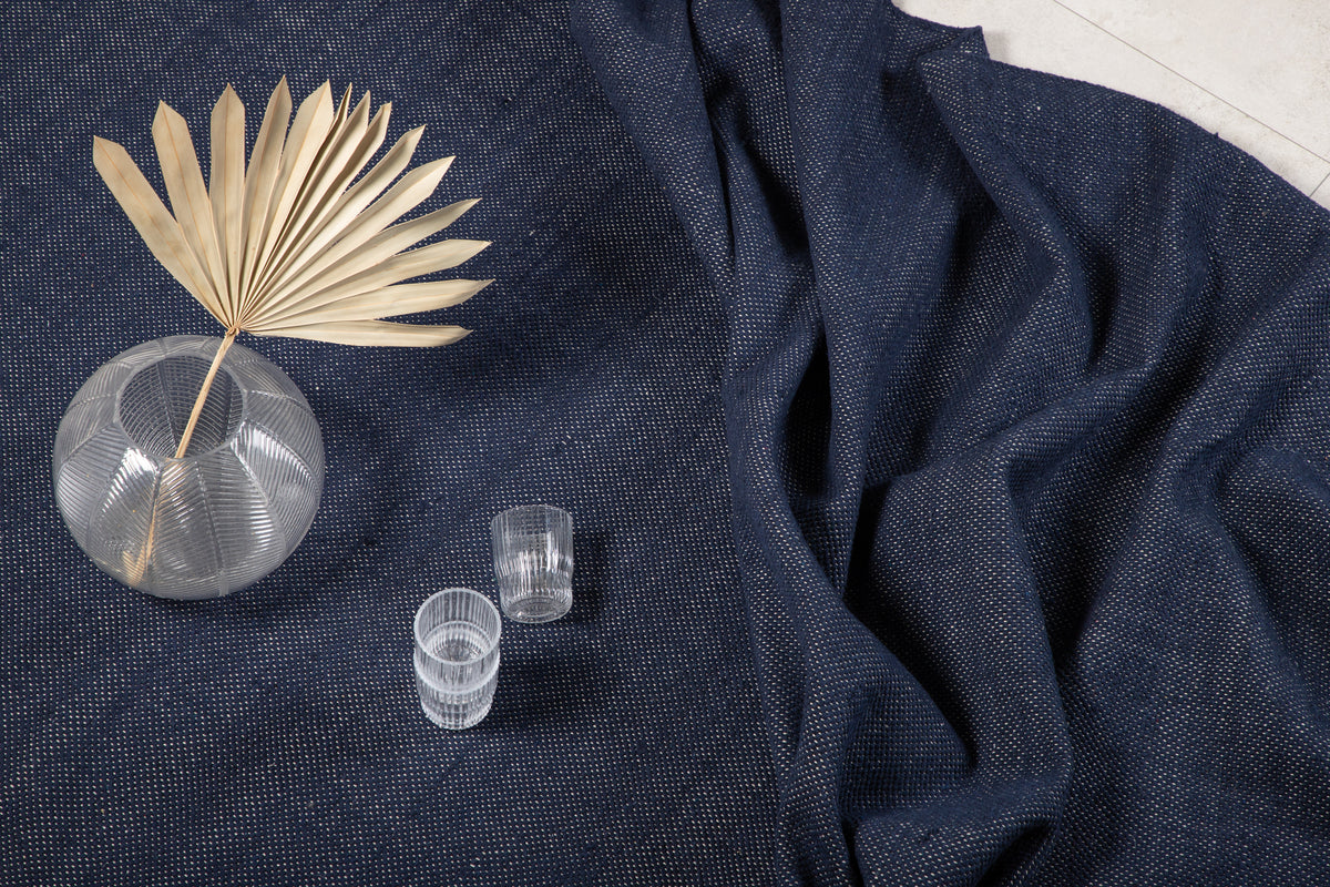 Panipat Rektangulära Mattor 240 x 170 Mörkblå