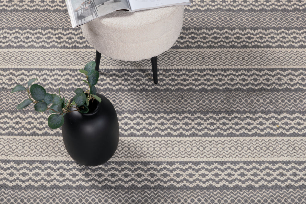 Sishu Runda Mattor ⌀200 Ljusgrå