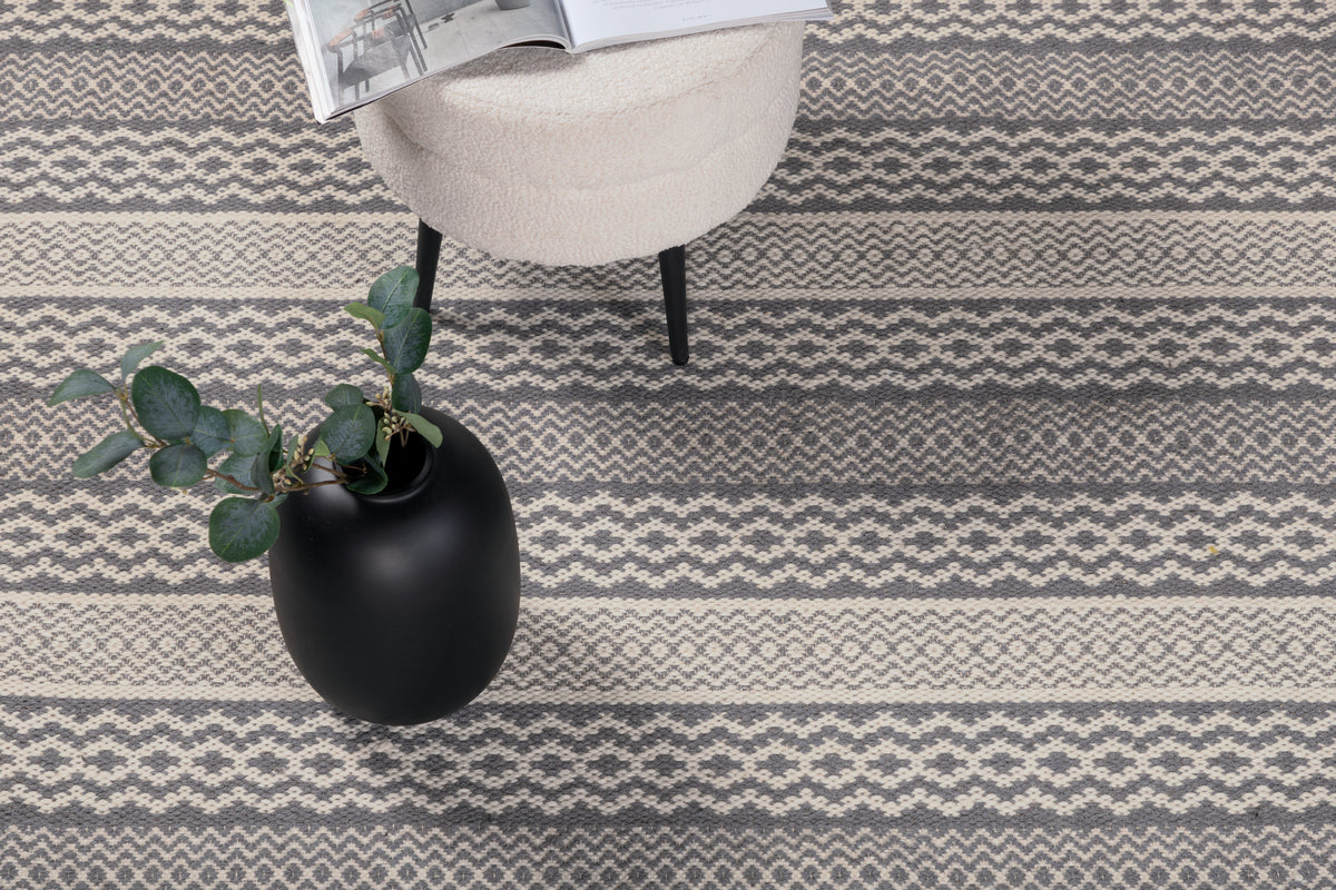 Sishu Runda Mattor ⌀200 Ljusgrå