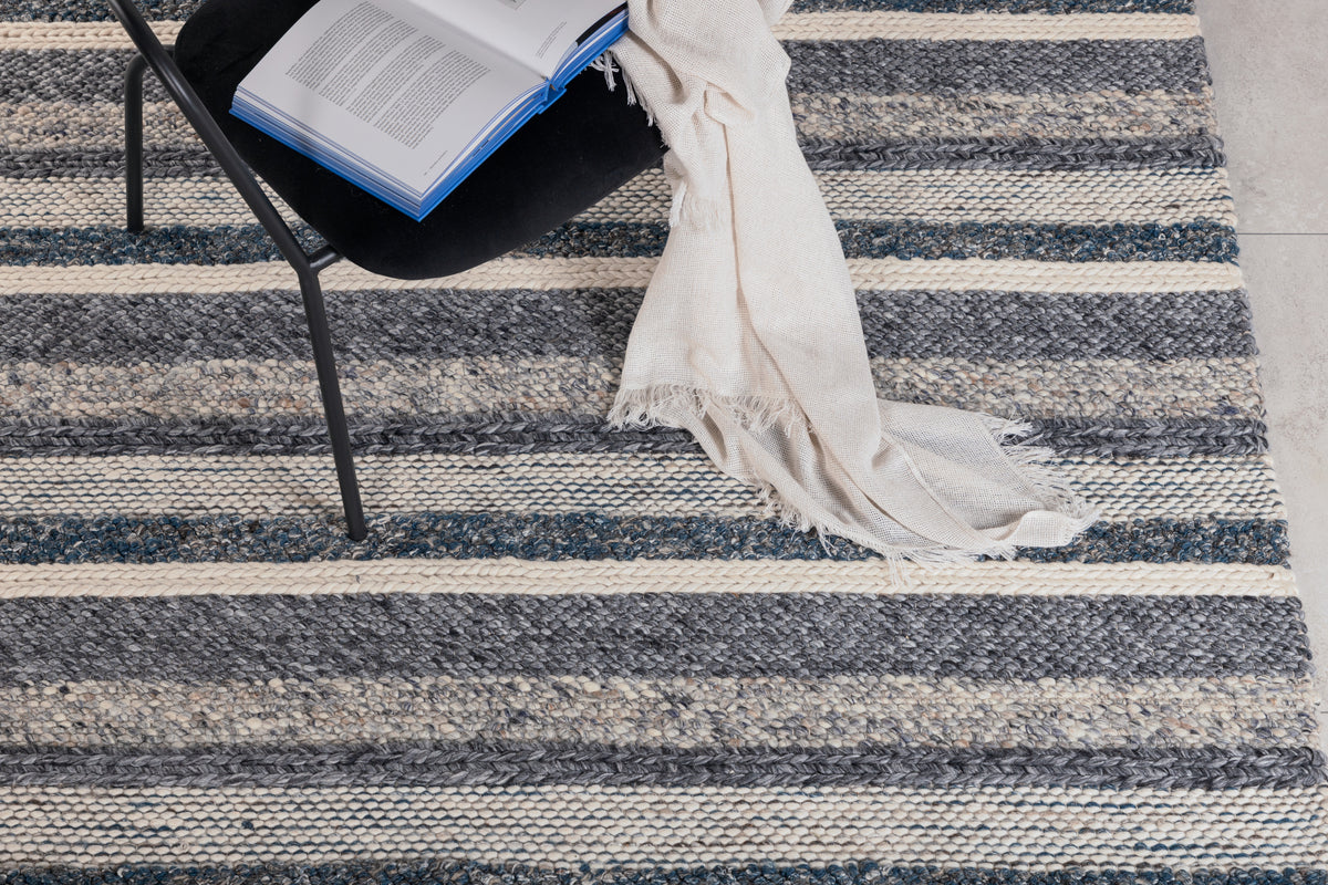 Agra Rektangulära Mattor 300 x 200 Blå