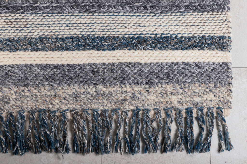 Agra Rektangulära Mattor 300 x 200 Blå