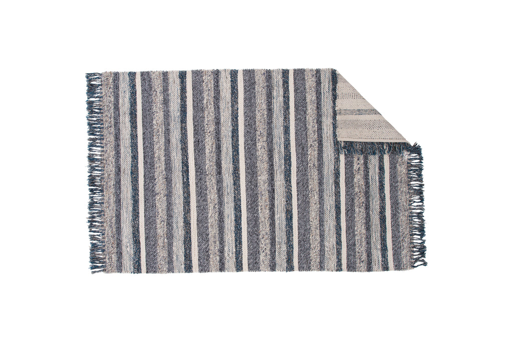 Agra Rektangulära Mattor 300 x 200 Blå