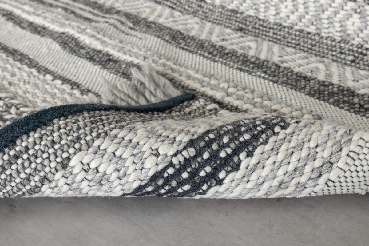 Alwar Rektangulära Mattor 240 x 170 Mörkgrå