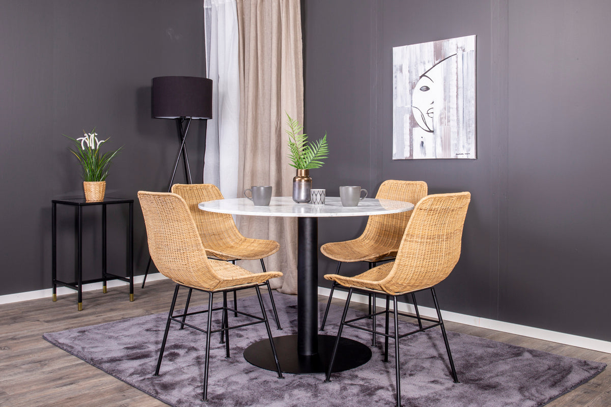 Dipp Sängbord 40 x 40 Svart