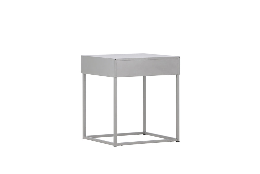 Bakal Sidobord 43 x 41 Ljusgrå