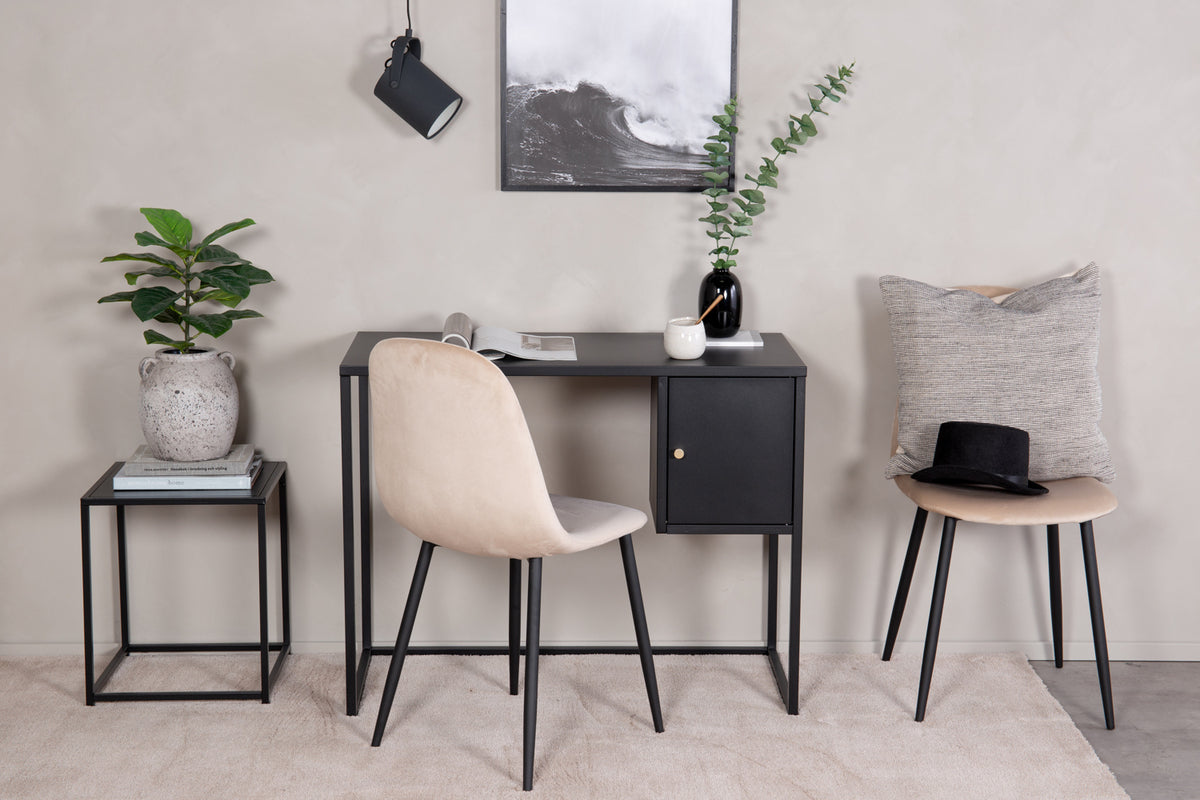 Bakal Skrivbord 95 x 45 Svart