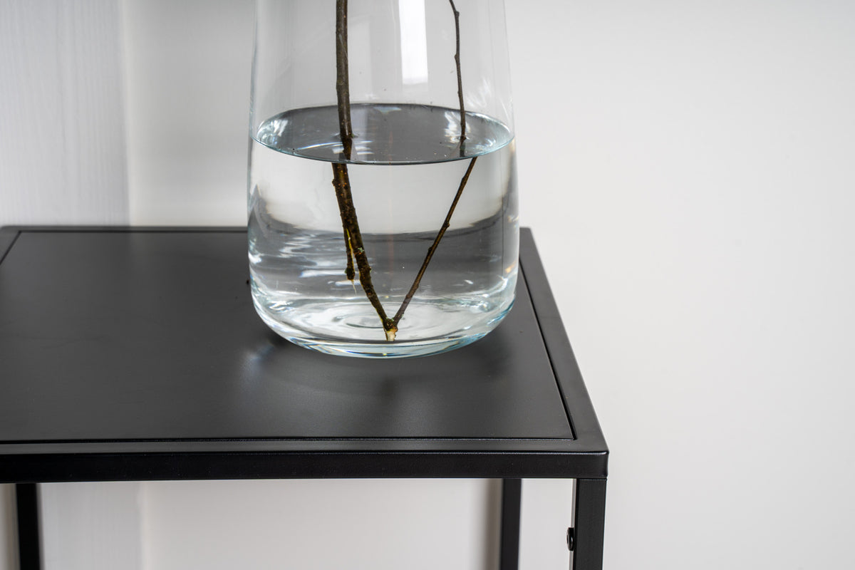 Staal Sidobord 38 x 37 Svart