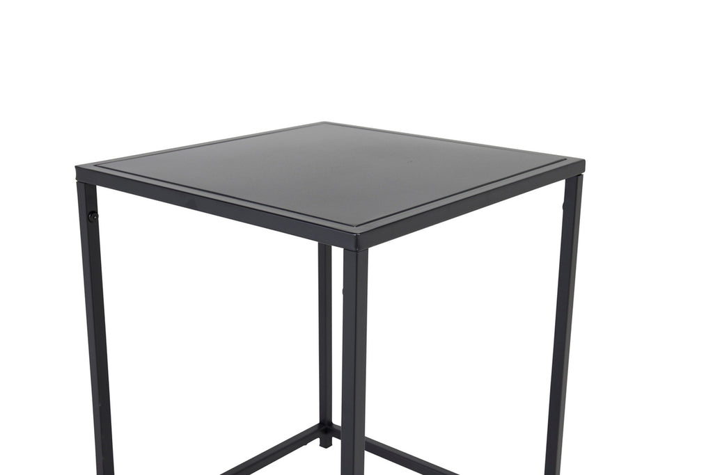 Staal Sidobord 38 x 37 Svart