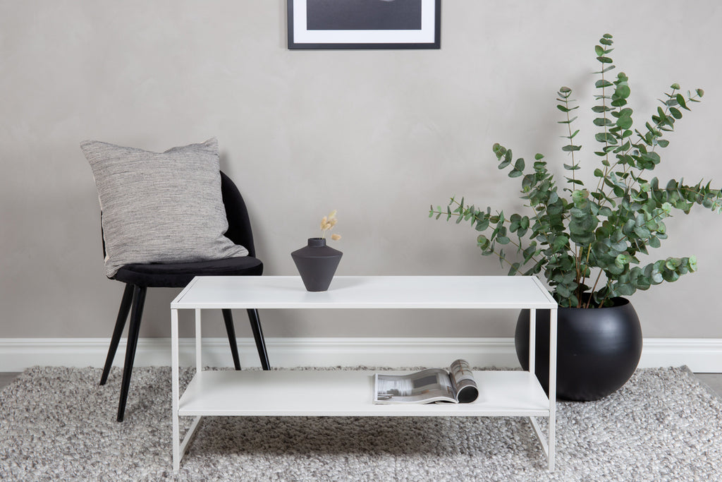 Staal Soffbord 102 x 43 Vit